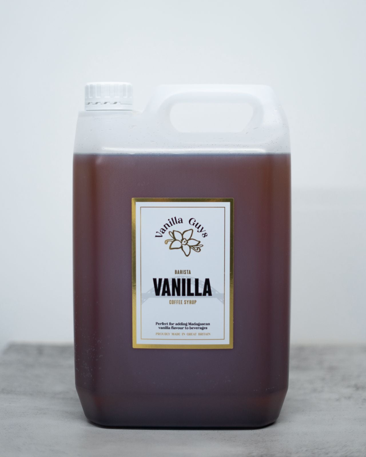 5 Litre Madagascan Vanilla Coffee Syrup