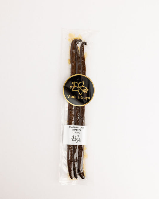 ‘Grade A’ Madagascan Bourbon Vanilla Pods (x3)